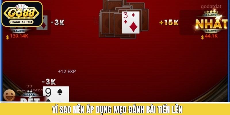 Lợi ích nhận được khi áp dụng các chiến lược đánh bài 