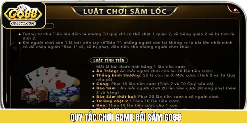 Luật chơi Sâm Go88 chi tiết