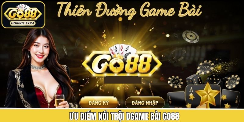 Game bài Go88 sở hữu giao diện hiện đại