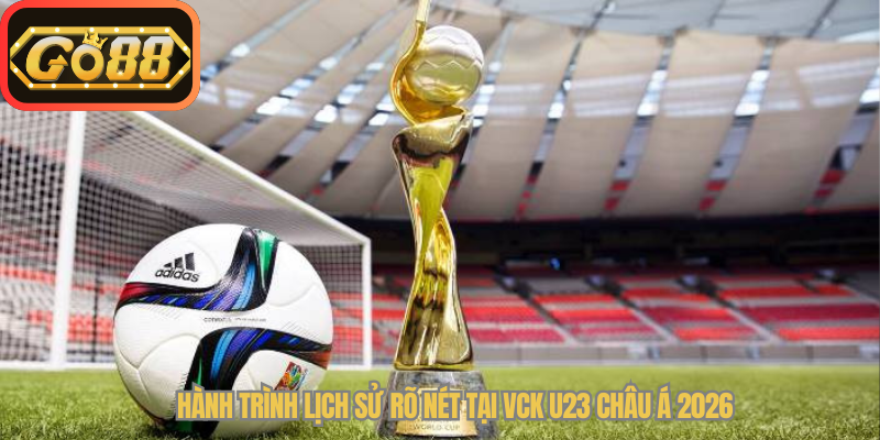 Hành trình lịch sử rõ nét tại VCK U23 Châu Á 2026